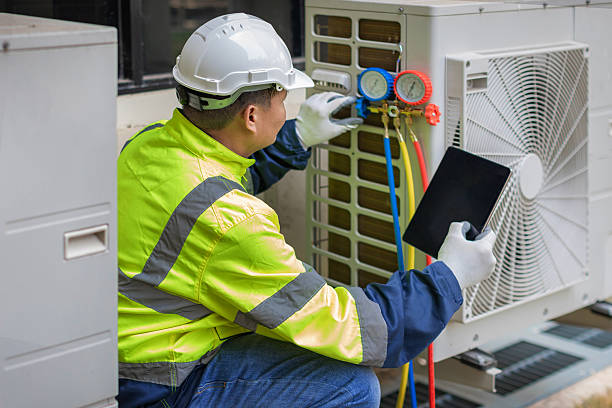 Professional Hvac Installation technician working in Vauxhall, NJ